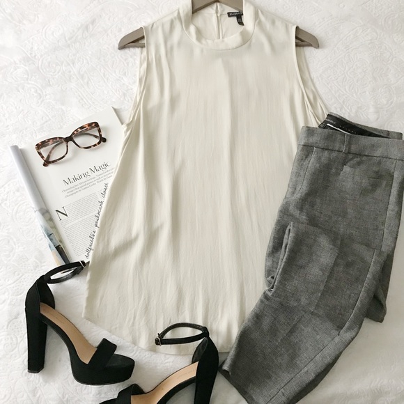 Eileen Fisher Tops - Eileen Fischer Silk Beige Top